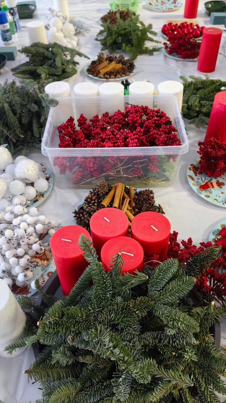 Мастер-класс «Новогодняя композиция» – афиша