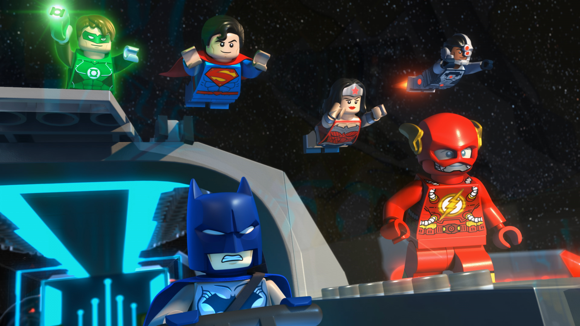 Lego. Супергерои DC: Лига Справедливости — Космическая битва – афиша